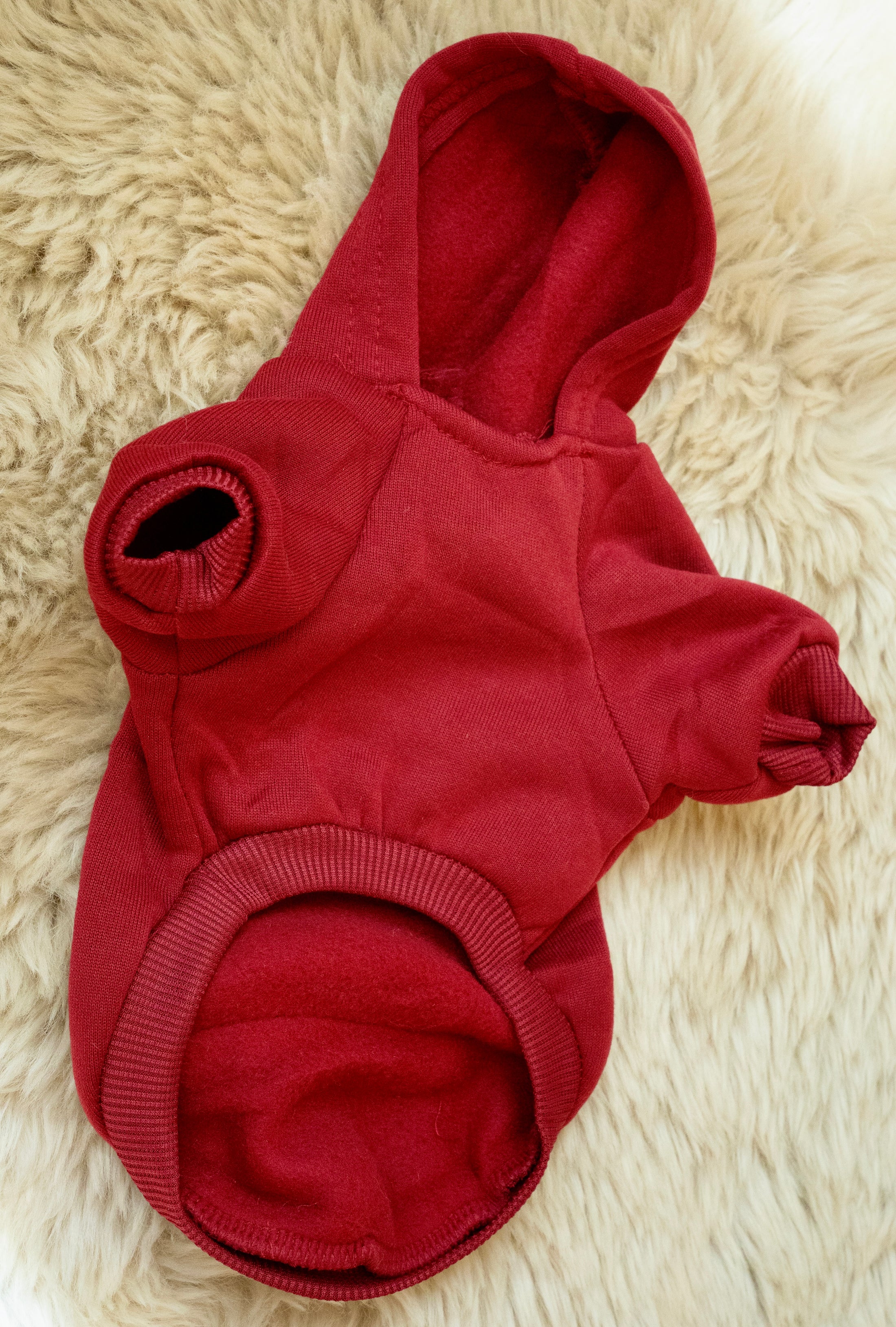 Basic Red Dog Hoodie