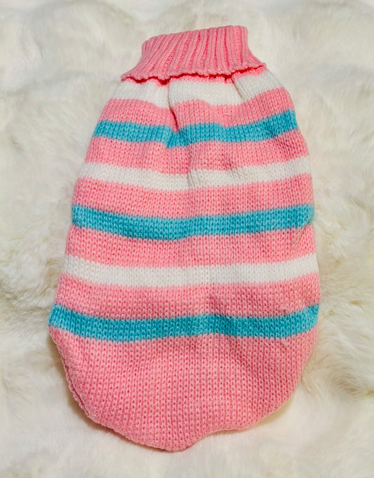 ”Sassy In Stripes Dog Sweater”