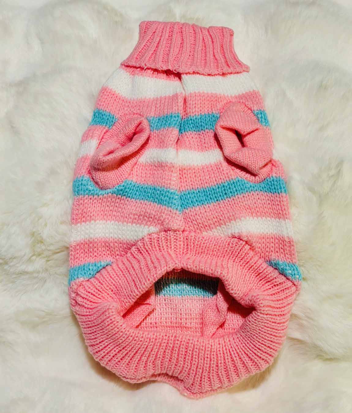 ”Sassy In Stripes Dog Sweater”