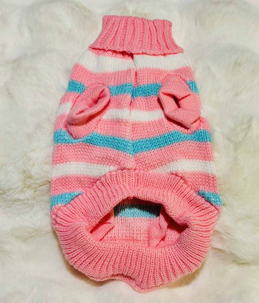 ”Sassy In Stripes Dog Sweater”