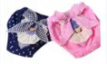 Load image into Gallery viewer, Girl Dog Navy with Bow Sanitary Pant