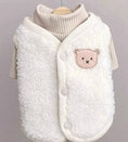 Load image into Gallery viewer, Cream Sherpa Teddy Bear Dog Vest: