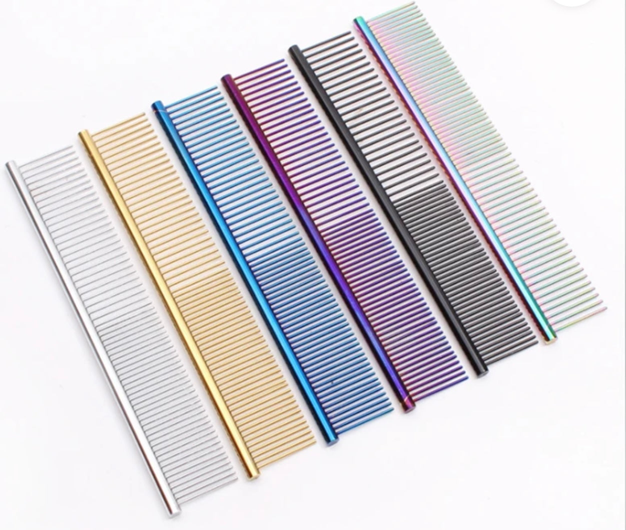 Stainless Steel Teeth Dog/Cat Grooming Comb, Random Pick