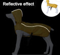 Load image into Gallery viewer, Yellow Towable Adjustable Buckle Waterproof Dog Raincoat