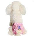 Load image into Gallery viewer, Girl Dog Pink Bow Sanitary Pant