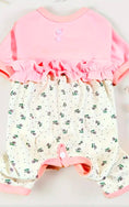 Load image into Gallery viewer, "Flower Child" Pink & White Flower Dog Pajama