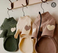 Load image into Gallery viewer, Heart Embroidered Taupe Pull Over Dog & Cat Sweater