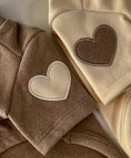 Load image into Gallery viewer, Heart Embroidered Taupe Pull Over Dog & Cat Sweater