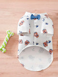Load image into Gallery viewer, Chic Sailor Bear Print Dog Shirt with Blue Bow