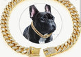 Load image into Gallery viewer, Secure Metal Cuban Dog Chain in  gold or Silver