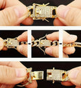 Load image into Gallery viewer, Secure Metal Cuban Dog Chain in  gold or Silver