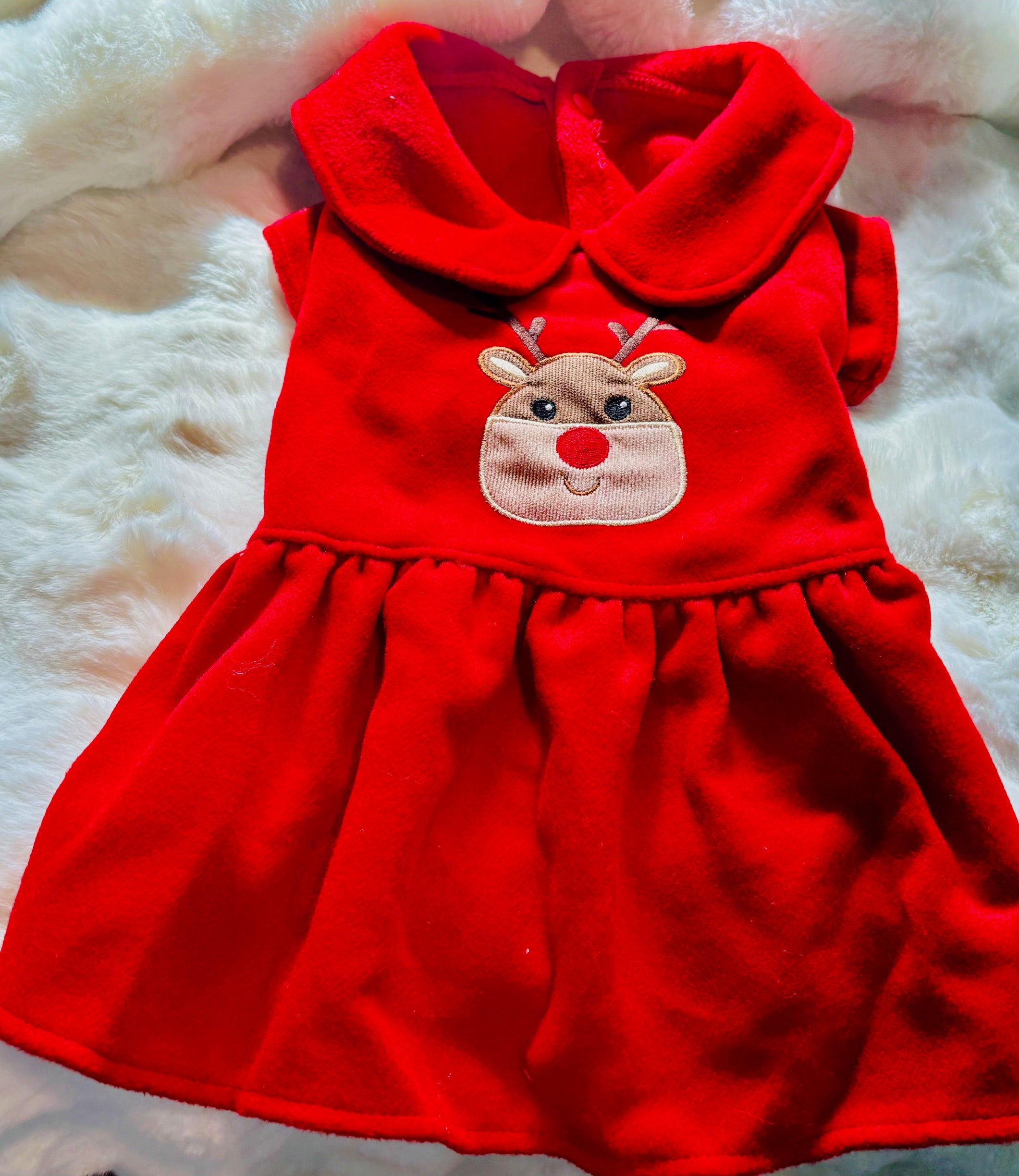 Santa’s Little Helper Dog Dress