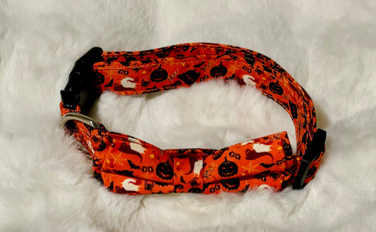 Orange Halloween Dog & Cat Collar
