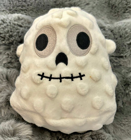 Ghost Squeaky Dog Plush