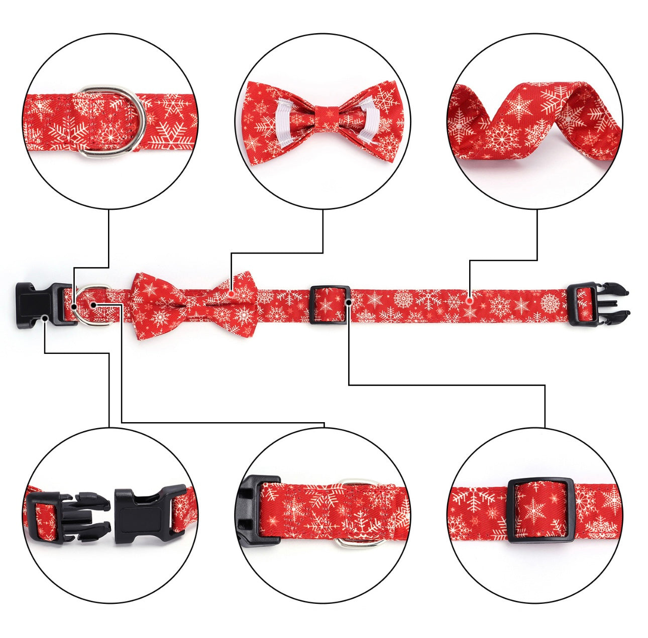 Red Santa Dog & Cat Collar